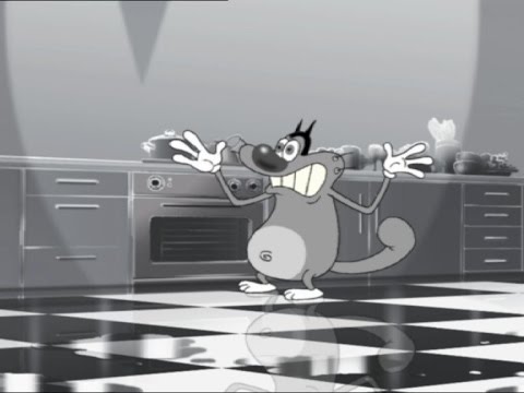 Oggy and the Cockroaches - BLACK AND WHITE (S02E154) Full Episode in HD