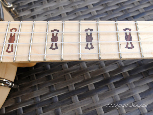 Deering Goodtime Banjo Ukulele frets