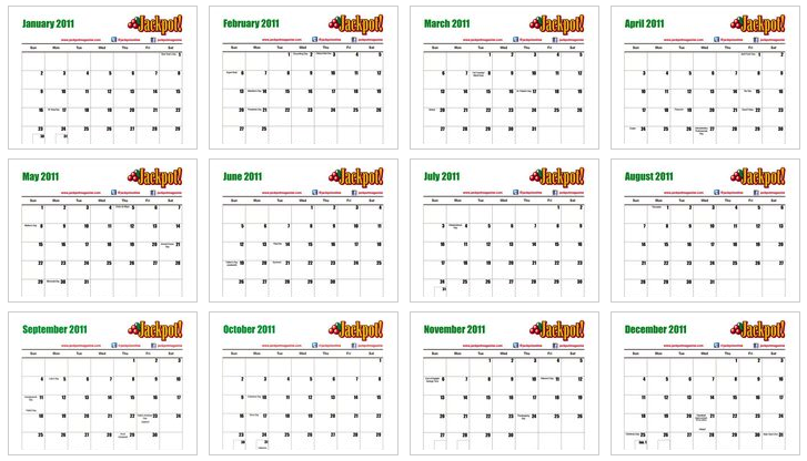 downloadable calendar 2011. Free 2011 Calendar - print or