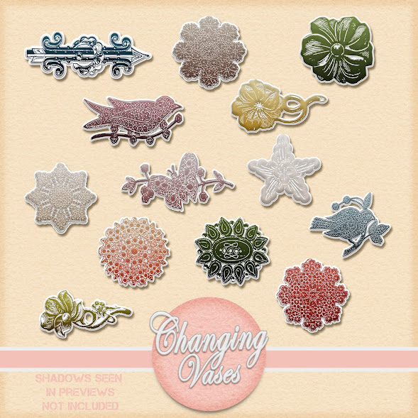 FREE Digital Vintage Image Scrapbook Stickers