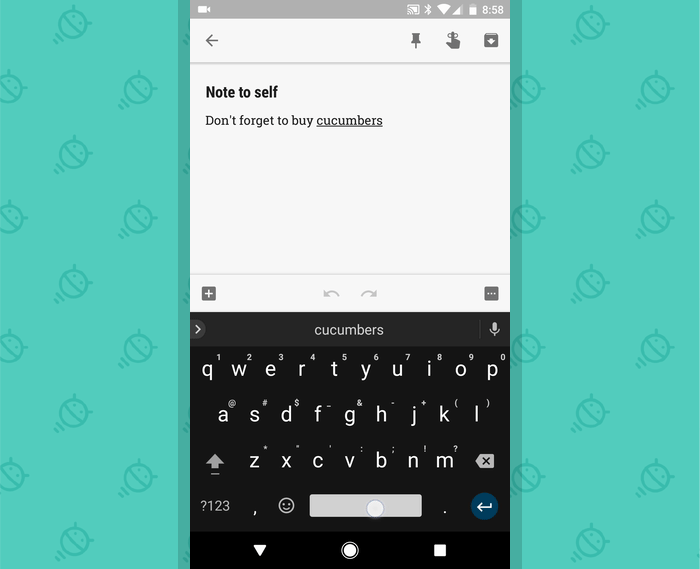 Android - Keyboard Shortcuts - Cursor Positioning