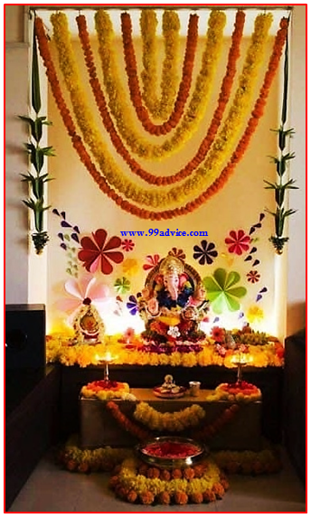 22 Easy Ganesh Chaturthi Decoration Ideas