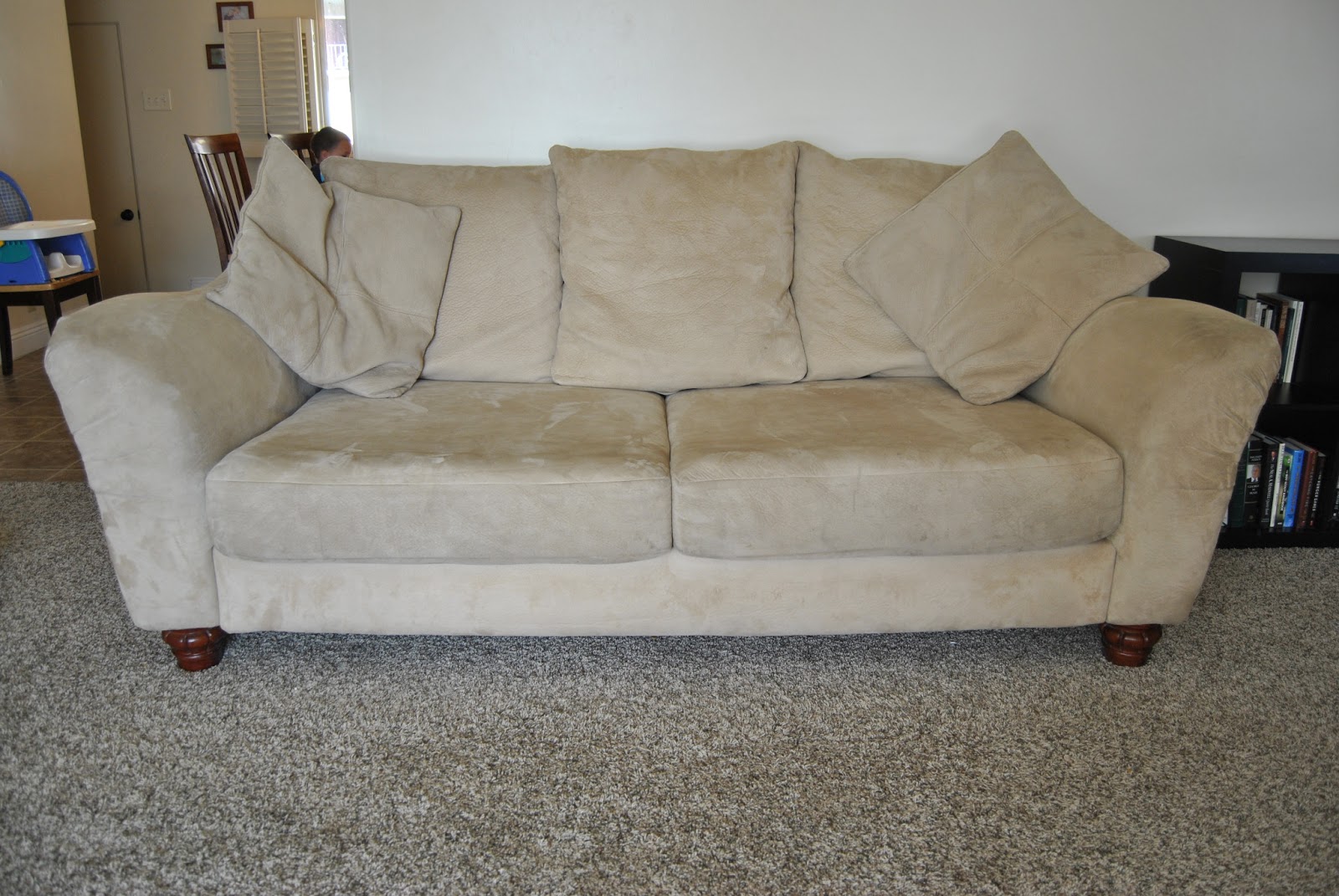 Our Moving Sale: Microfiber Couch and Loveseat  $300