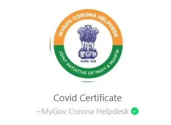 Covid Vaccination Certificate