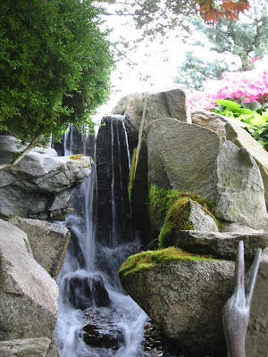 Japanese Garden waterfall.