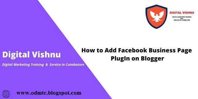 How to Add Facebook Page PlugIn on Blogger