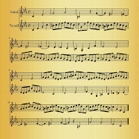 Johann Sebastian Bach, The Musical Offering, BWV 1079. (Canon 1, and 2 violini in unisono)
