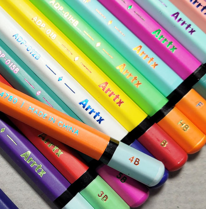 Fueled by Clouds & Coffee: Review: Arrtx Graphite Drawing Pencils