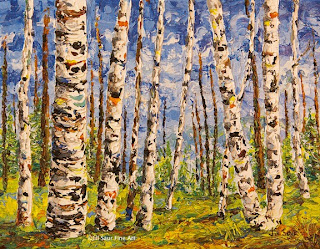 aspen trees art