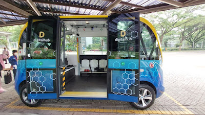 Autonomous Vehicle Bus Otomatis Pertama di Indonesia