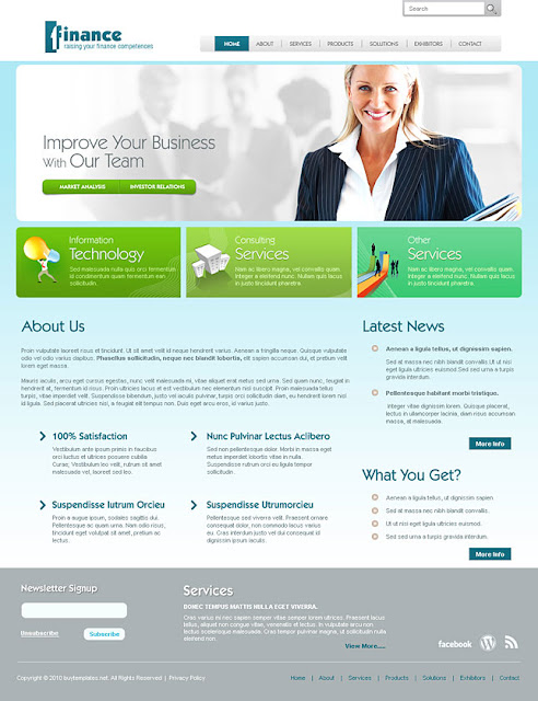 Accounting Website Templates2