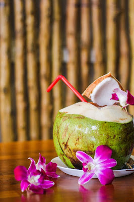 Fresh Coconut Juice.