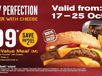 ‎5 simple steps to enjoy a Quarter Pounder with Cheese McValue Meal (M) at only RM6.99 today!