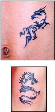 Tribal Dragon Tattoo Center