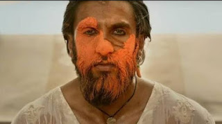 RANVEER SINGH PADMAAVAT ORANGE ON FACE