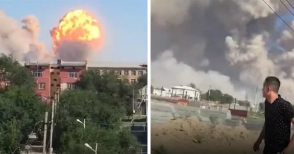 Εκρήξεις σε αποθήκη πυρομαχικών στο Καζακστάν: Εκκενώθηκε ολόκληρη πόλη – Ένας νεκρός (βίντεο)