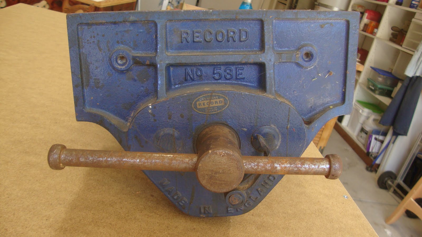 Woodworking in a Tiny Shop: Record No. 53E Vise Clean-up 