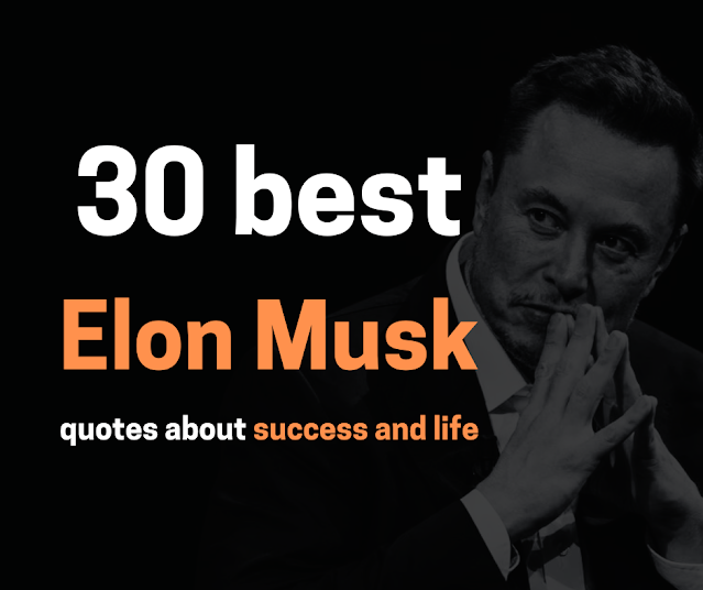 Top 30 Elon musk motivational quotes about success and life