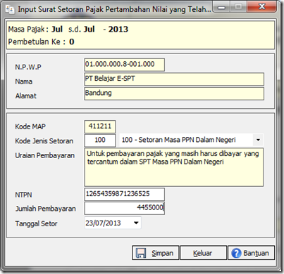 E-SPT VERSI 1.5  rinasugma
