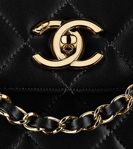 łańcuszek od torebki pikowanej Chanel