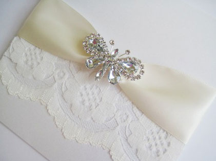 Pearl and Lace Wedding Invitation are attractive your guests