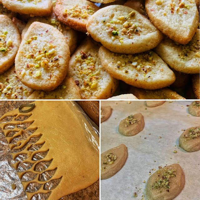 Eggless Almond Pistachio Cookie recipe