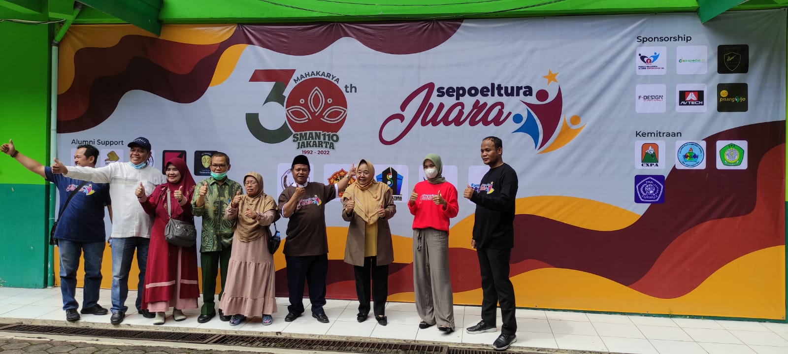 Halalbihalal Keluarga Besar SMA Negeri 110 ジャカルタ年 2022