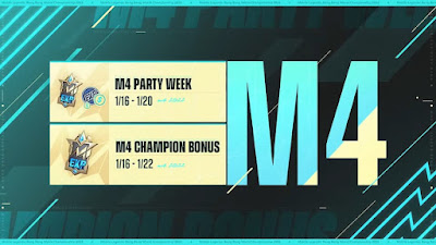M4 Party Week and Champion Bonus