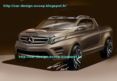 sketch mercedes pickup by wisign