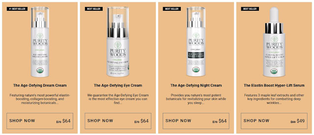 Age-Defying Products from Purity Woods