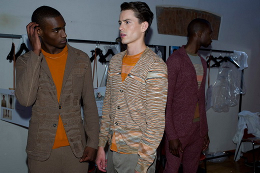 Corey Baptiste — Missoni S/S 12 Backstage