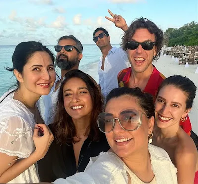 Katrina Kaif had a birthday celebration on the beach: She was seen having fun on the yacht with her, got a special gift