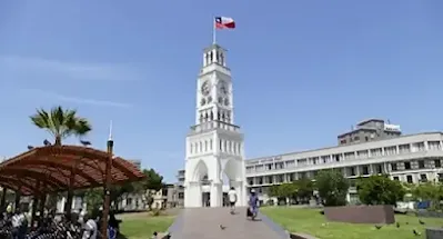 Iquique, Chile, main square.