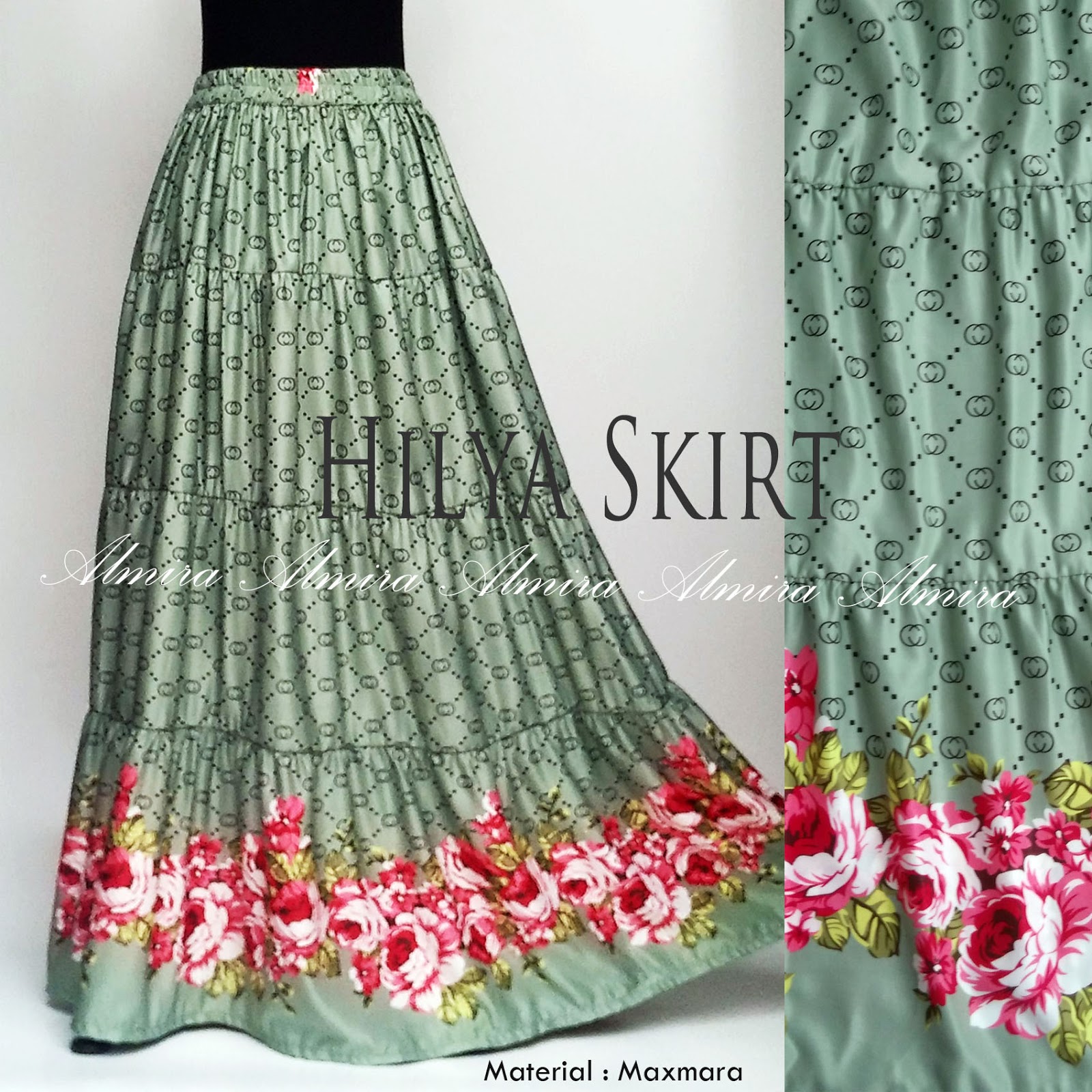 Rok Panjang Muslimah Maxmara Cantik Hilya Skirt by Almira 