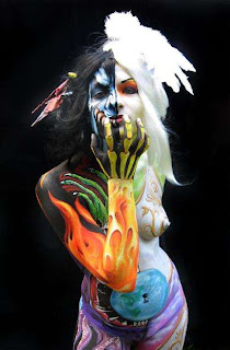 Horror Body Painting