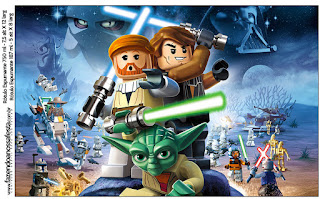 Etiquetas de Star Wars Lego para imprimir gratis.