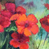 Field of Poppies Floral Paintings by Arizona Artist Amy Whitehouse