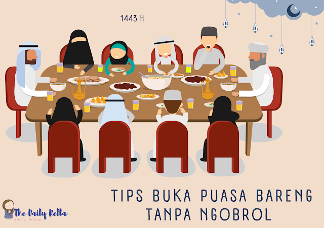 buka bersama tanpa ngobrol