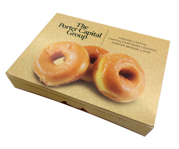 Custom printed donut boxes