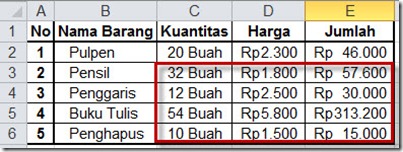 paste format