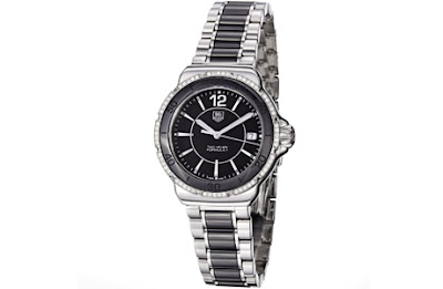 TAG Heuer Women's WAH1212.BA0859 Formula One Stainless Steel Black Dial Watch