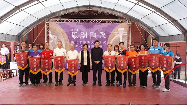 ▲邀集近31團來自全臺南北管傳統表演藝術保存團體、歷史悠久的地方館閣及學校主題社團參與。（記者林明佑攝）