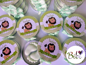 Latinhas personalizadas chá de bebe