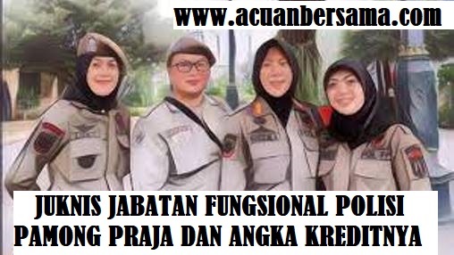 Juknis Jabatan Fungsional Polisi Pamong Praja dan Angka Kreditnya