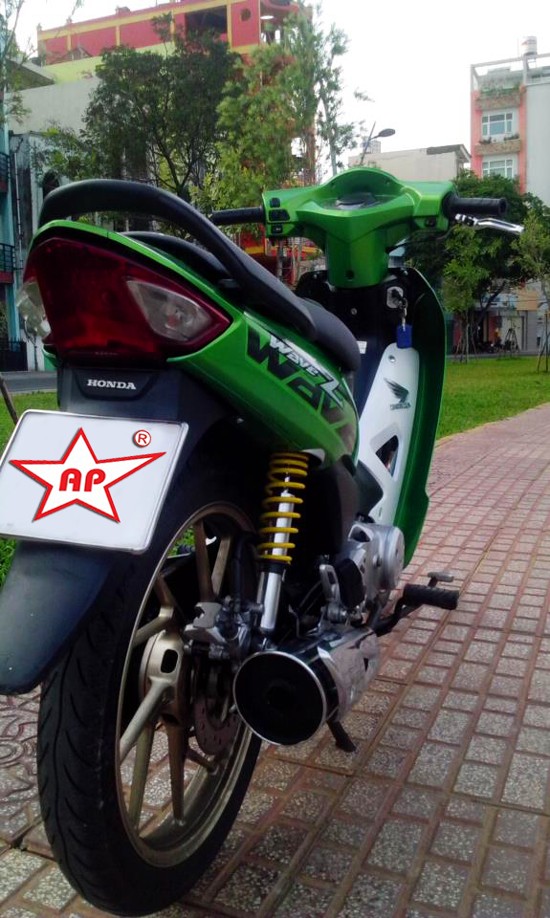 Mẫu Sơn xe Wave xanh Kawasaki Z1000