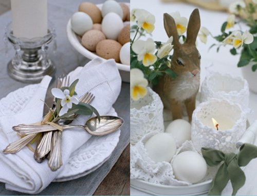 Predominant colours of Easter wedding can be cream white and yellow