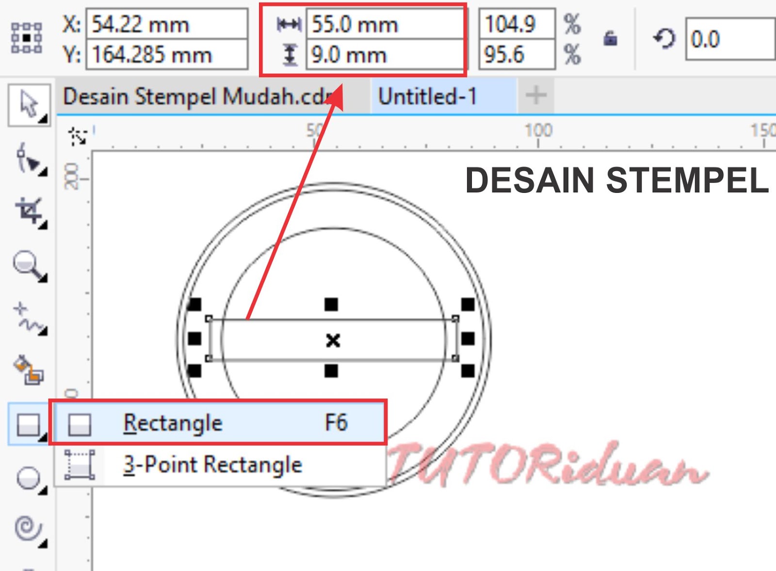  Cara  Mudah Membuat Stempel  Di  Coreldraw Tutoriduan Com