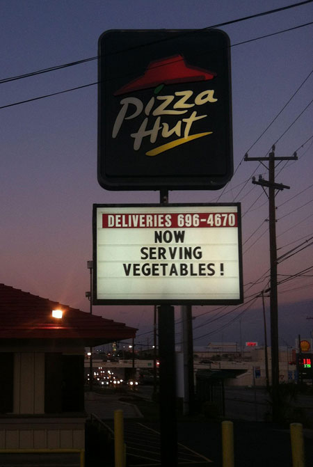 pizza hut youre doing it right