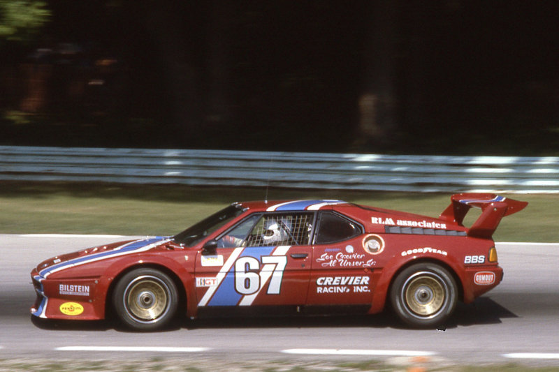 Crevier Racing BMW M1 driven by Al Unser Jr and Joe Crevier 13th GTO 