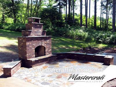 Outdoor Fireplace Brick